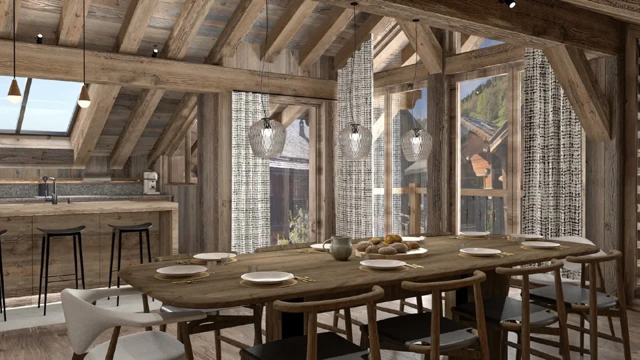 Elegant Mountain Chalet With Pool and Sauna photo 4