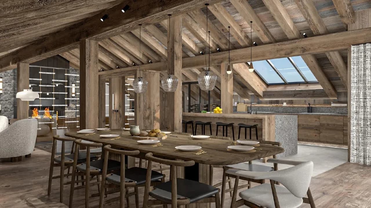 Elegant Mountain Chalet With Pool and Sauna photo 5