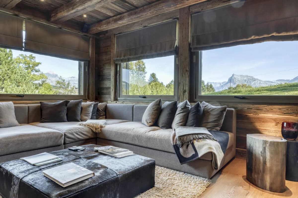 Elegant Chalet Surrounded by Alpine Greenery
