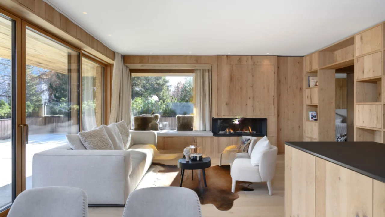 Stunning St Moritz Apartment With Sauna