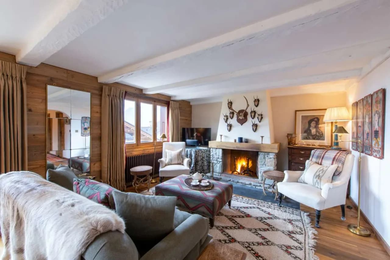 Verbier Home with Balcony Mountain Views
