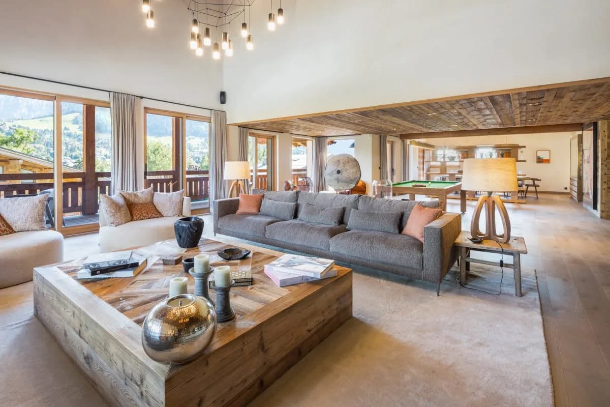 Grand Chalet with Pool and Mountain Views photo 2