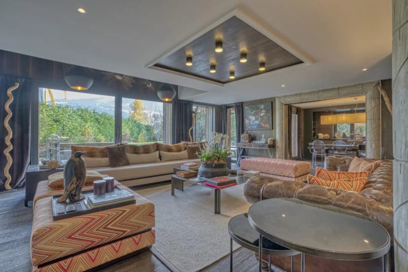 Bright Designer Residence Near Megève Slopes