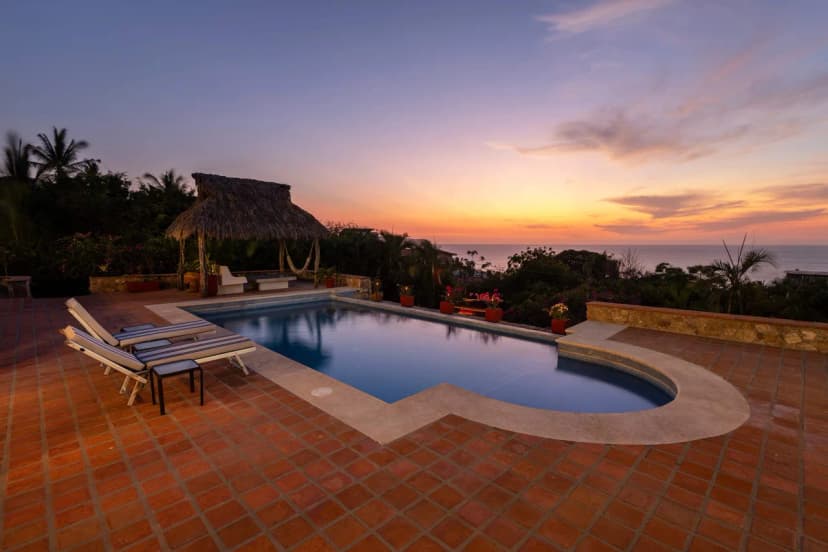 Oceanview Hacienda with Pool in Punta Mita