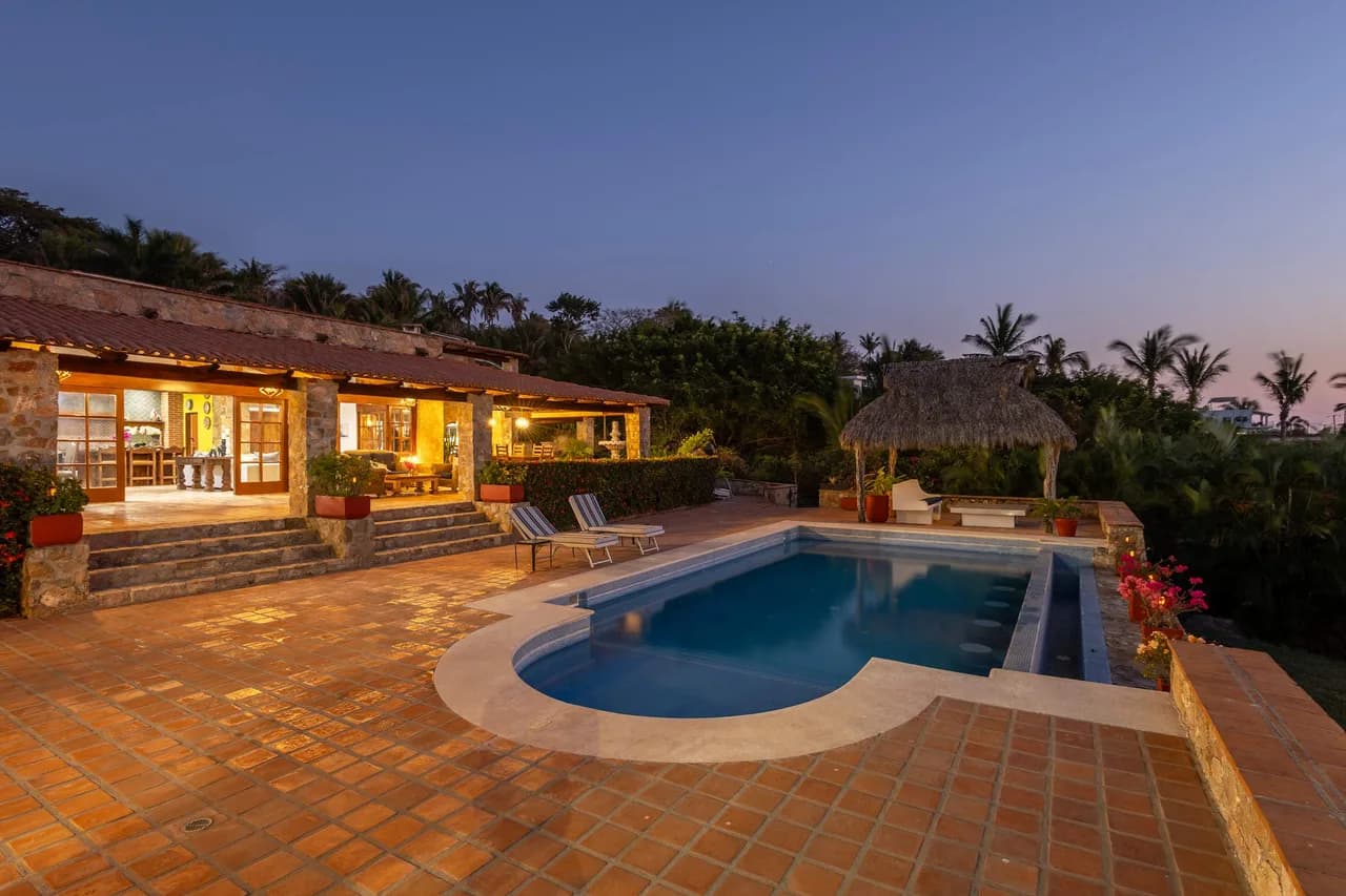 Ocean View Hacienda with Pool in Punta Mita photo 2