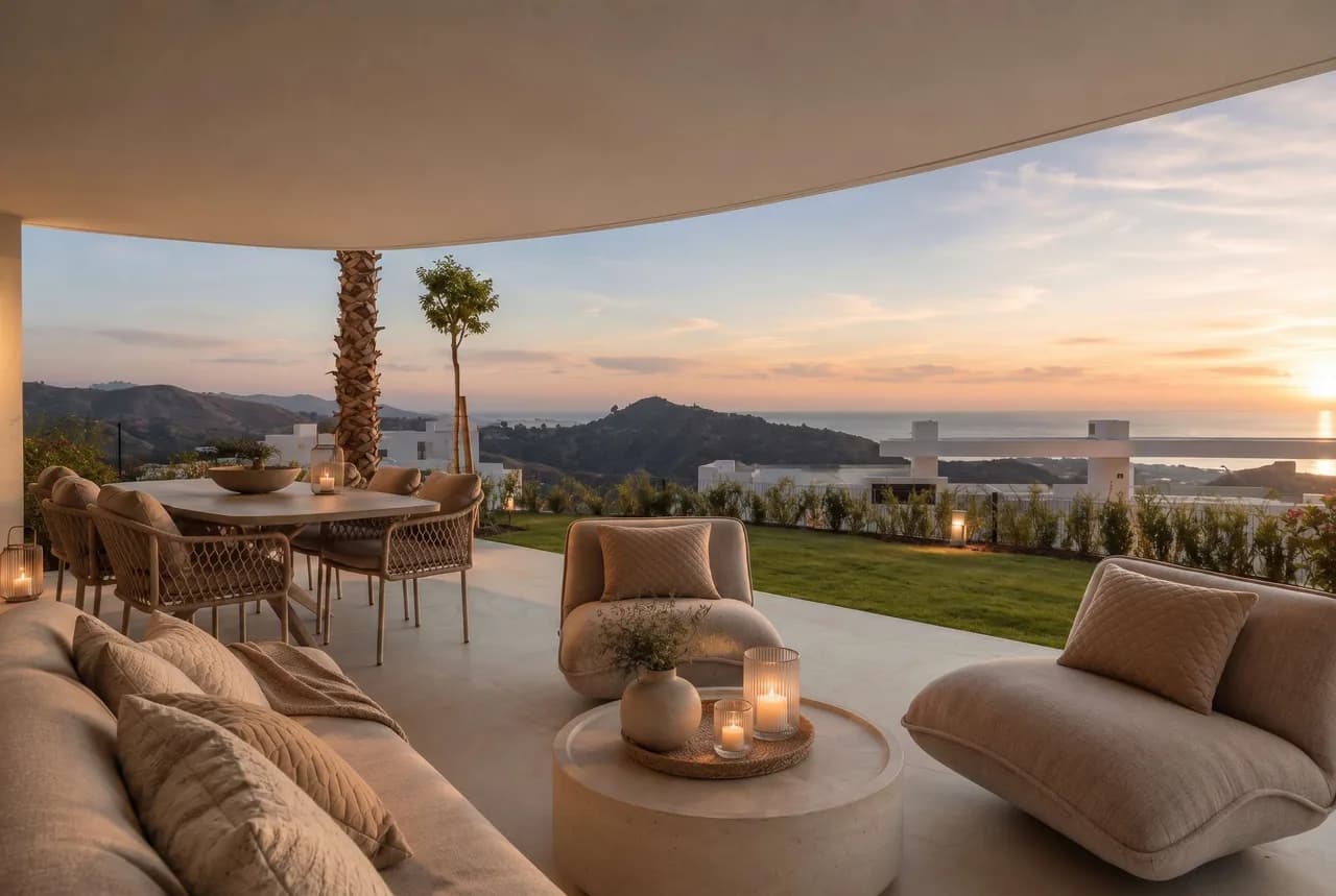 Panoramic Views Terrace Villa in Andalusia
