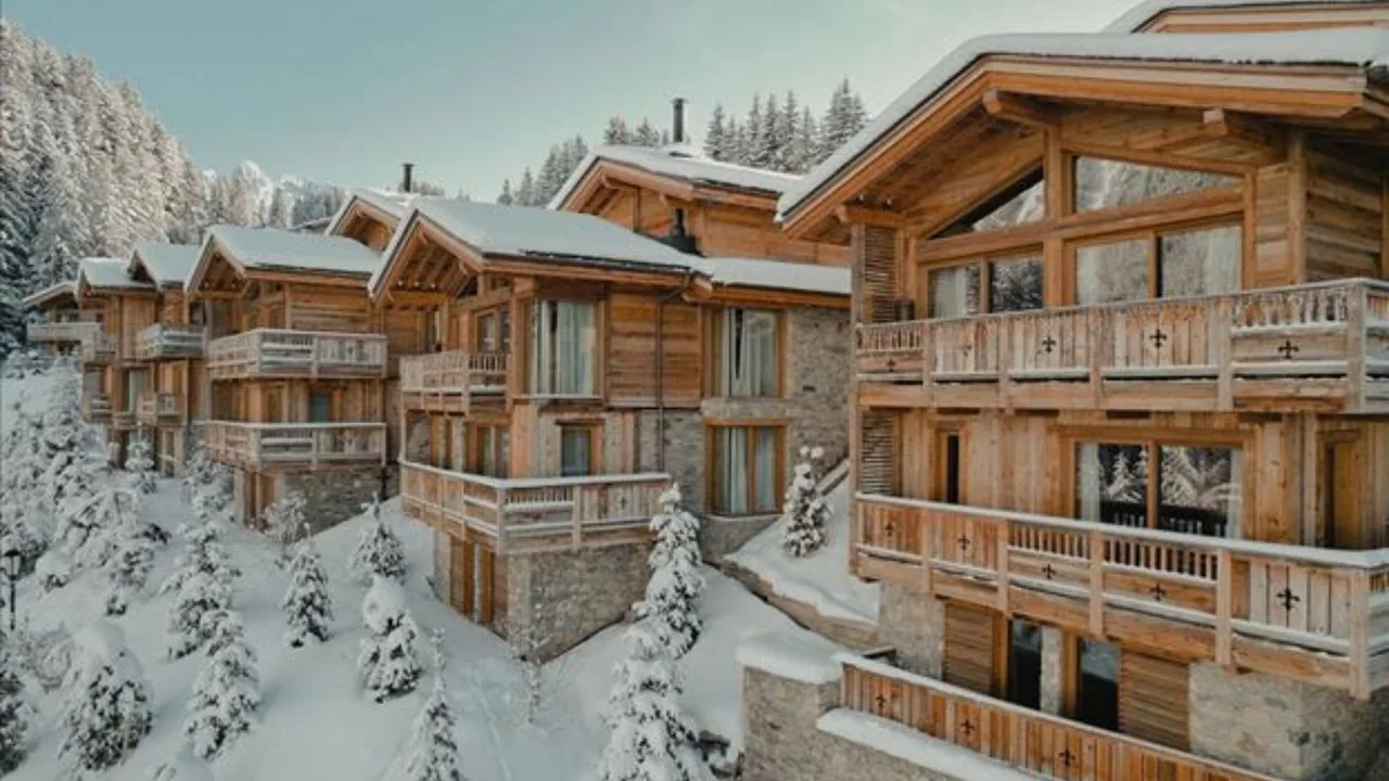 5BR Courchevel Chalet With Spa Access