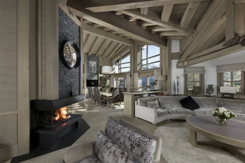 Contemporary Alpine Escape Featuring Pool