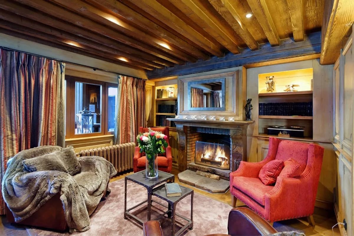 South-Facing Alpine Haven with Fireplace
