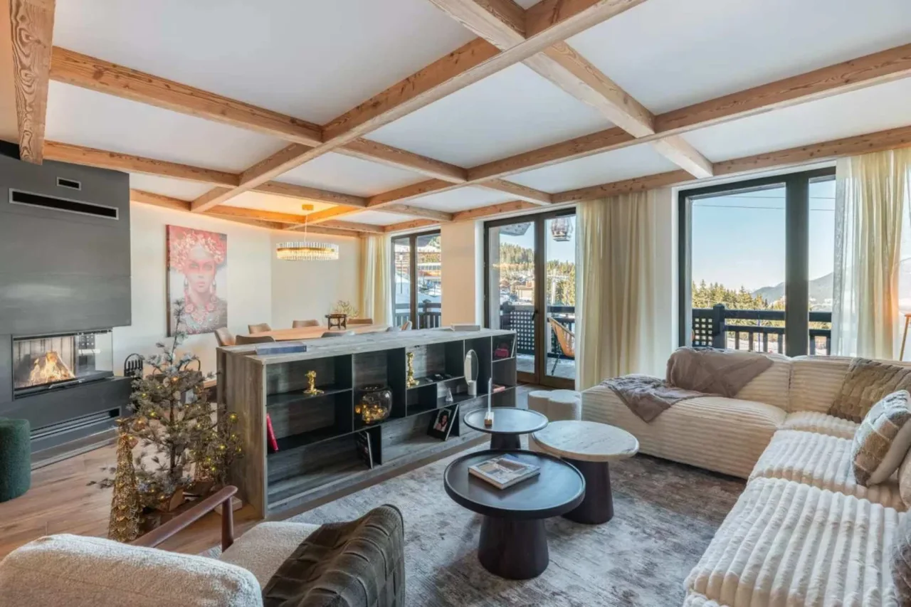 Contemporary Courchevel Escape With Jacuzzi Access