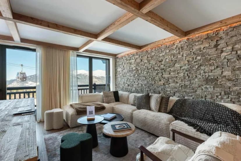 Magical Mountain-View Terrace In Courchevel 1850