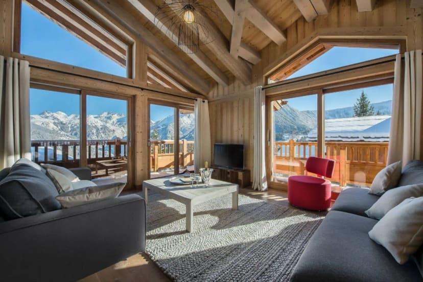 Sunny Courchevel Home Steps From Village