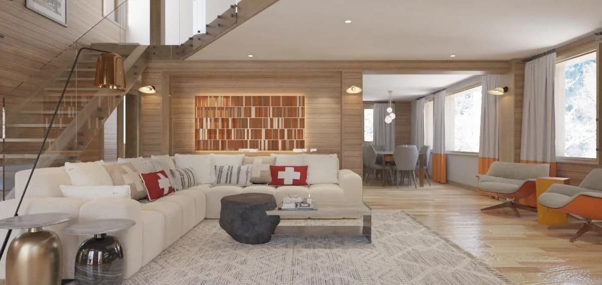 Welcoming Mountain Retreat With Rustic Design photo 2