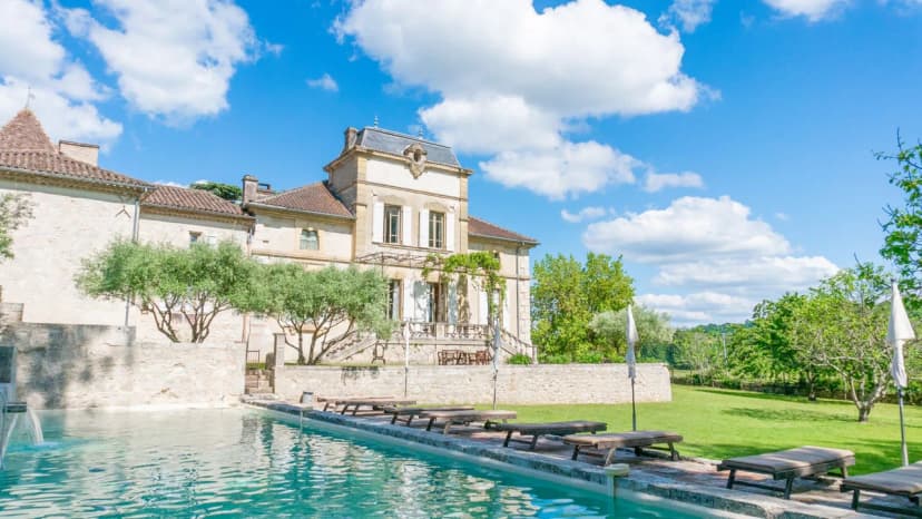 Historic Stone Chateau With Scenic Pool