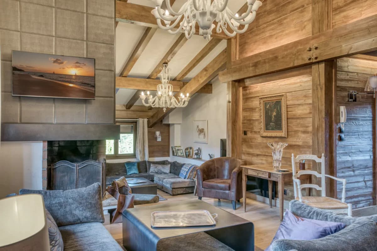 Megève Center Apartment With Fireplace Ambiance photo 2