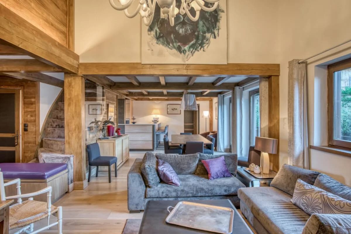 Megève Center Apartment With Fireplace Ambiance photo 4