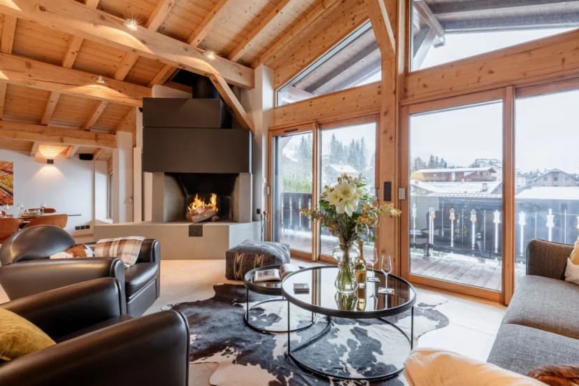 Elegant Alpine Living Near Chamois Lift
