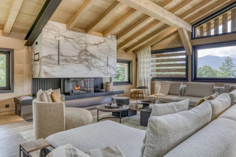 Luxury Mountain Chalet In Megève