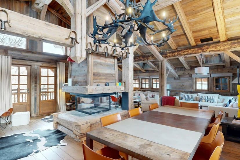 Traditional Wood Chalet In Megève