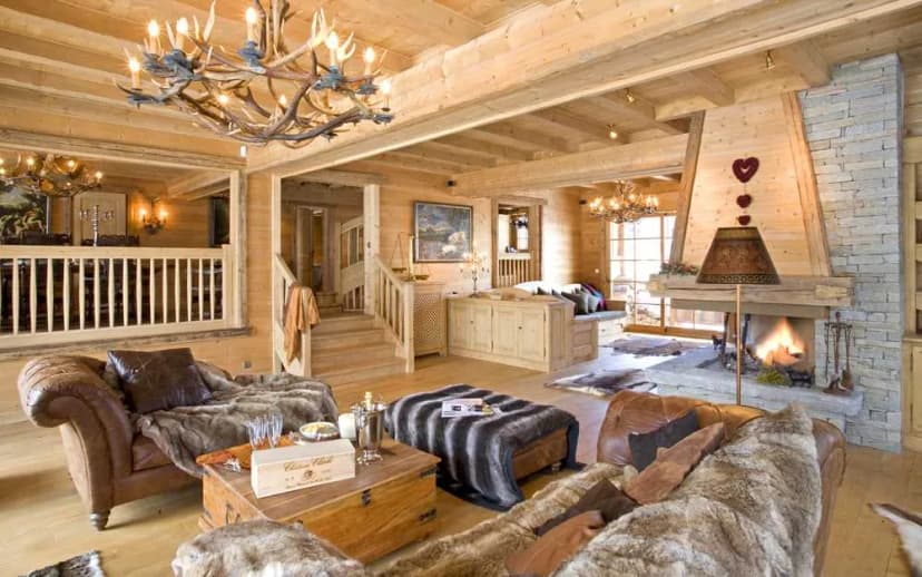 Warm Alpine Chalet Steps from Slopes