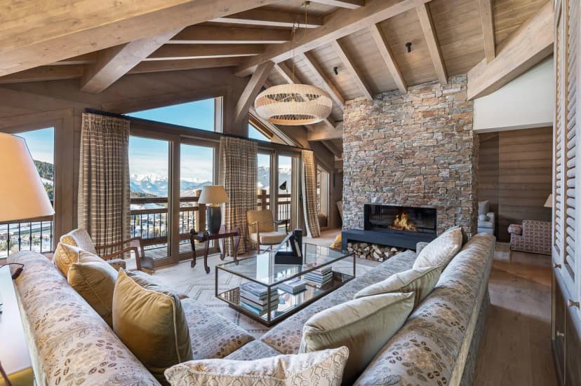 Luxury Courchevel Penthouse With Mountain Views