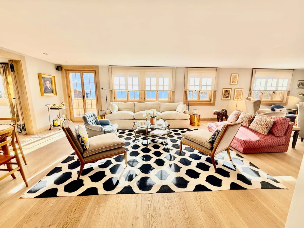 Elegant Central Gstaad Chalet Sleeps 20