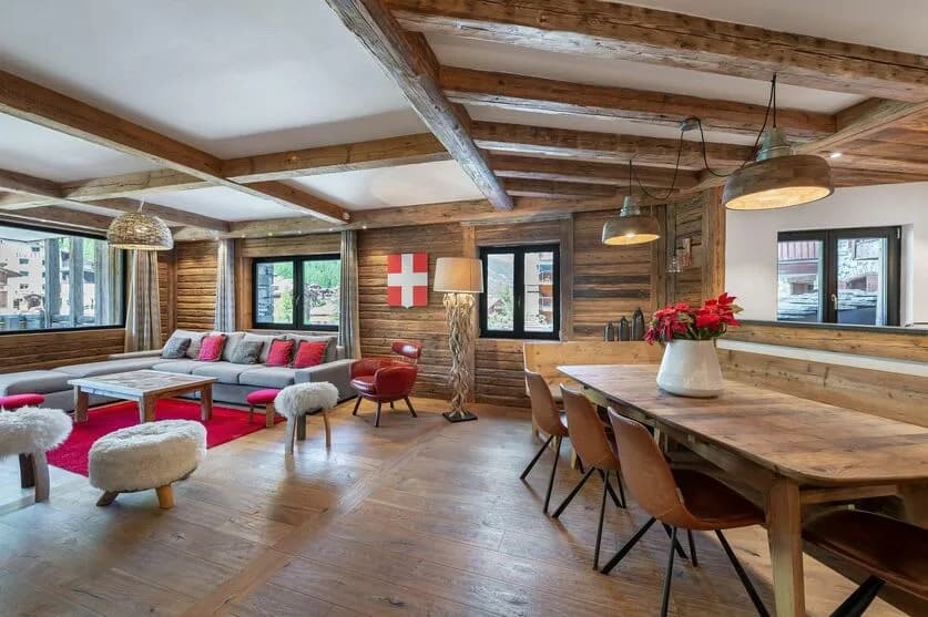 Savoyard Style Apartment in Resort Center photo 4