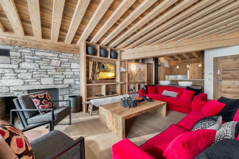 Ski Access Penthouse In La Daille