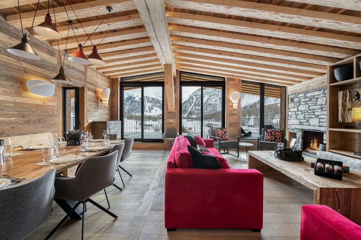 Ski Access Penthouse In La Daille photo 5