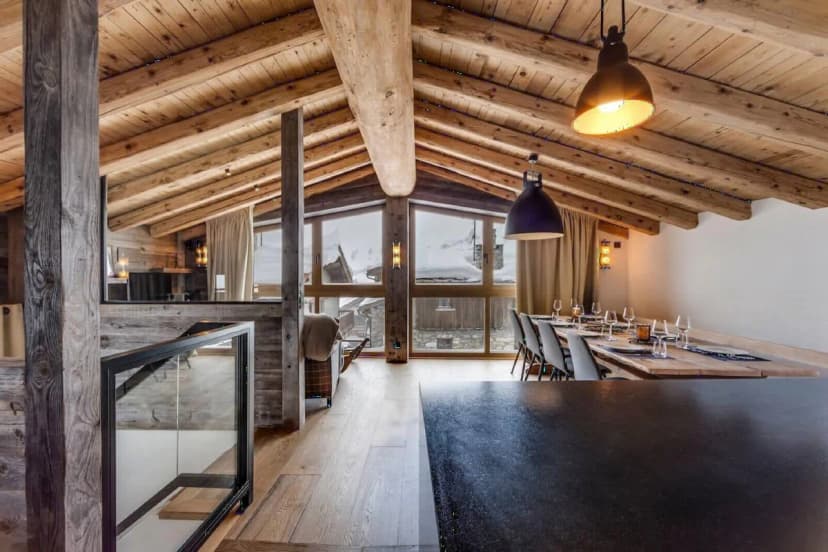 Traditional Mountain Chalet With Fireplace