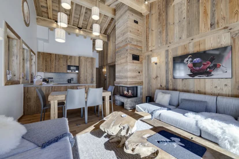 Modern Alpine Apartment With Valley View
