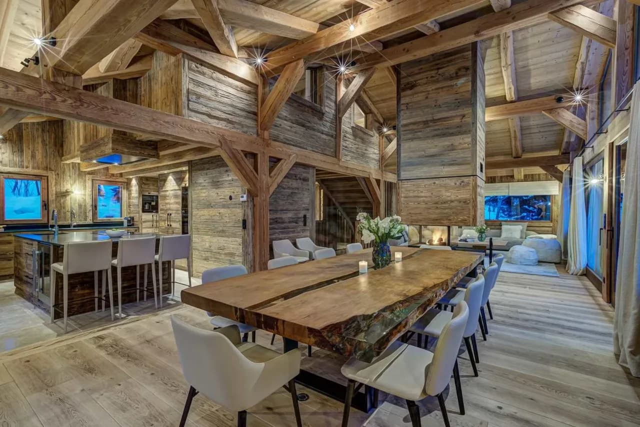 Modern Alpine Chalet With Hot Tub photo 3