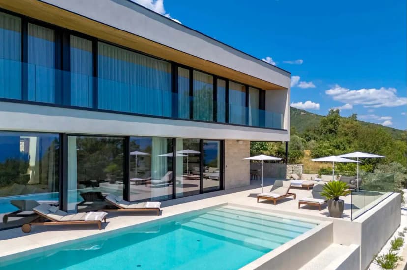 Modern Seaside Escape With Heated Pool