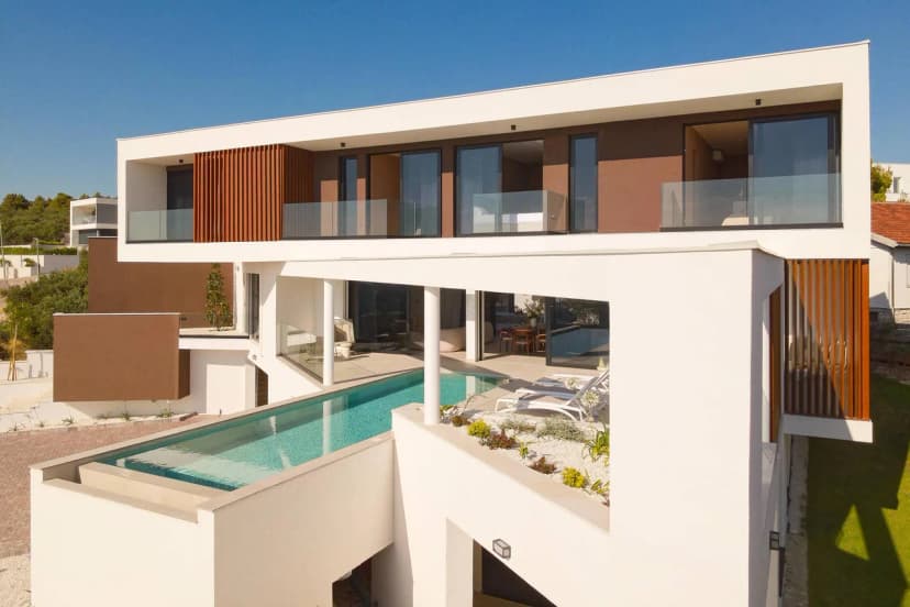 Contemporary Sea View Villa With Pool