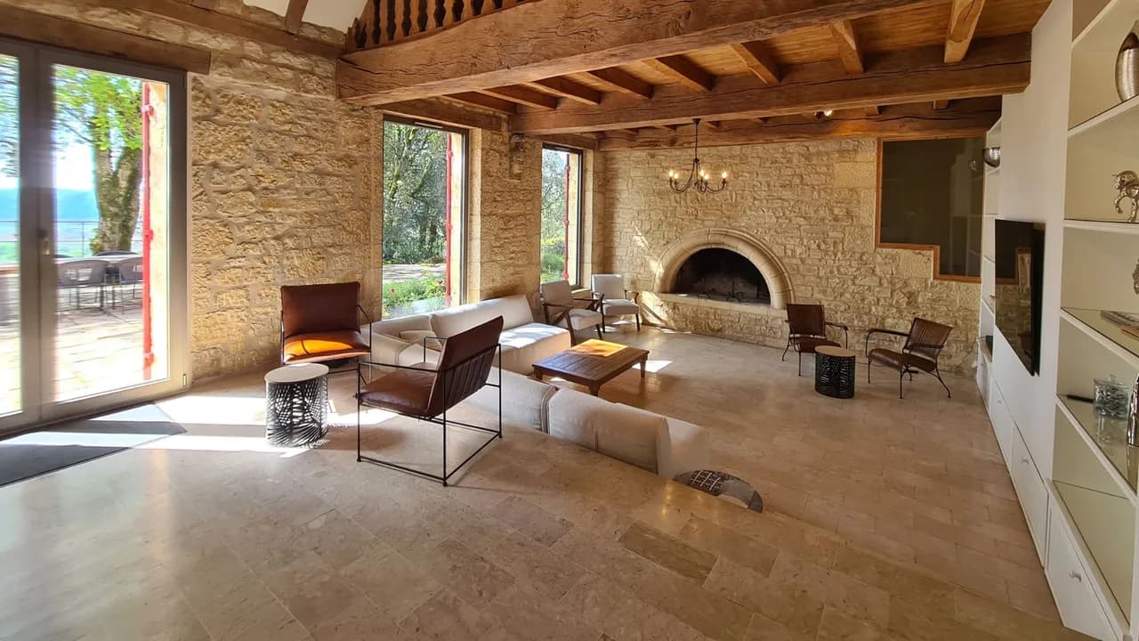 Panoramic Dordogne River Manor Retreat photo 2