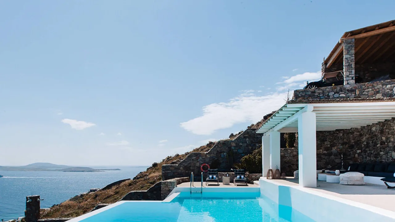 Mykonos Villa With Pool and Views photo 4