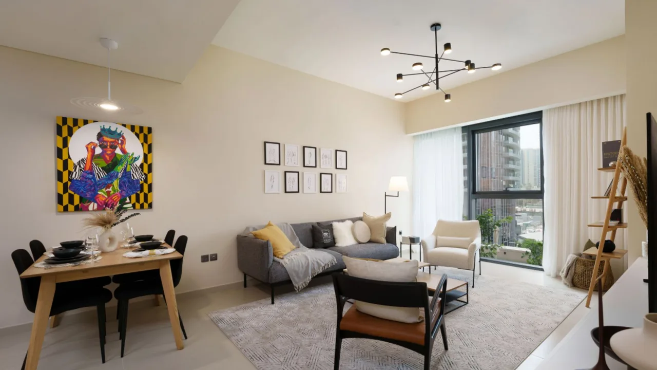 Elegant Apartment Overlooking Burj Khalifa photo 4