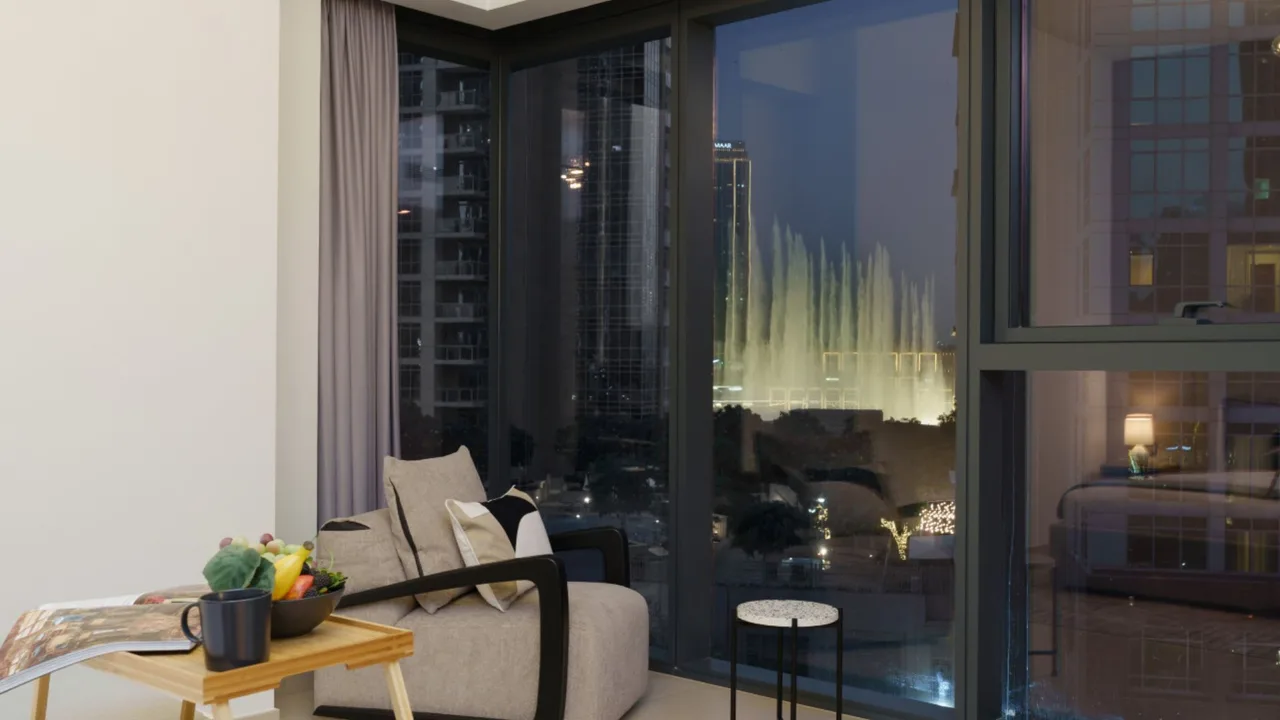 Elegant Apartment Overlooking Burj Khalifa photo 5