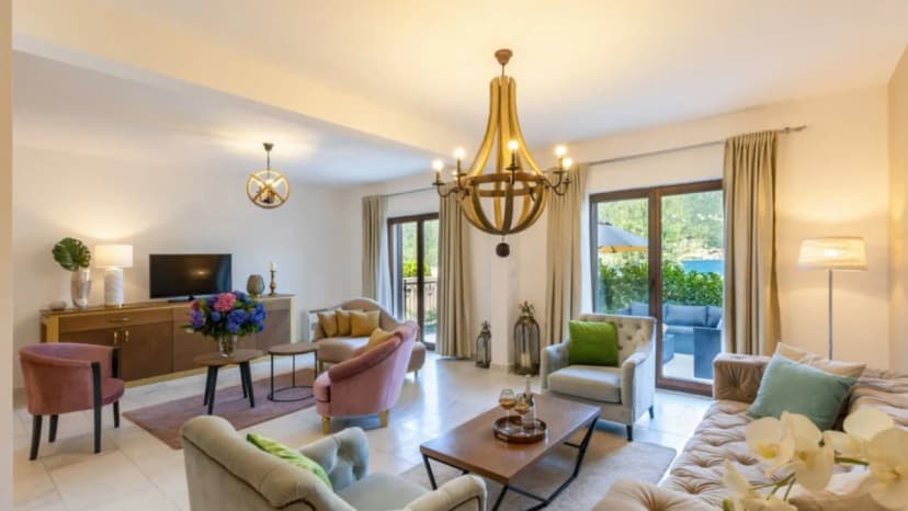 Mediterranean Villa With Scenic Bay Views