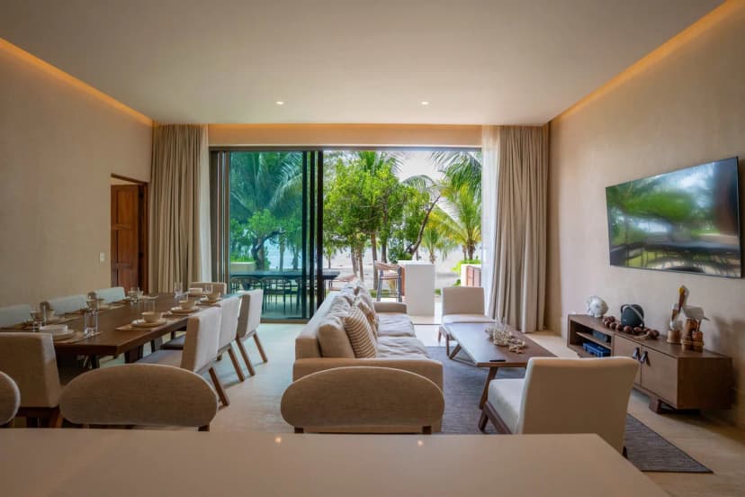 Rise and Dive - 3BR -  Beach Front Private Terrace