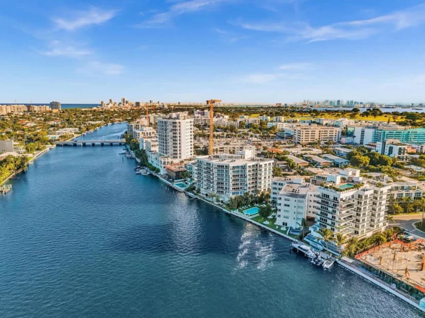 Waterfront Two Bedroom Condo in Miami Beach