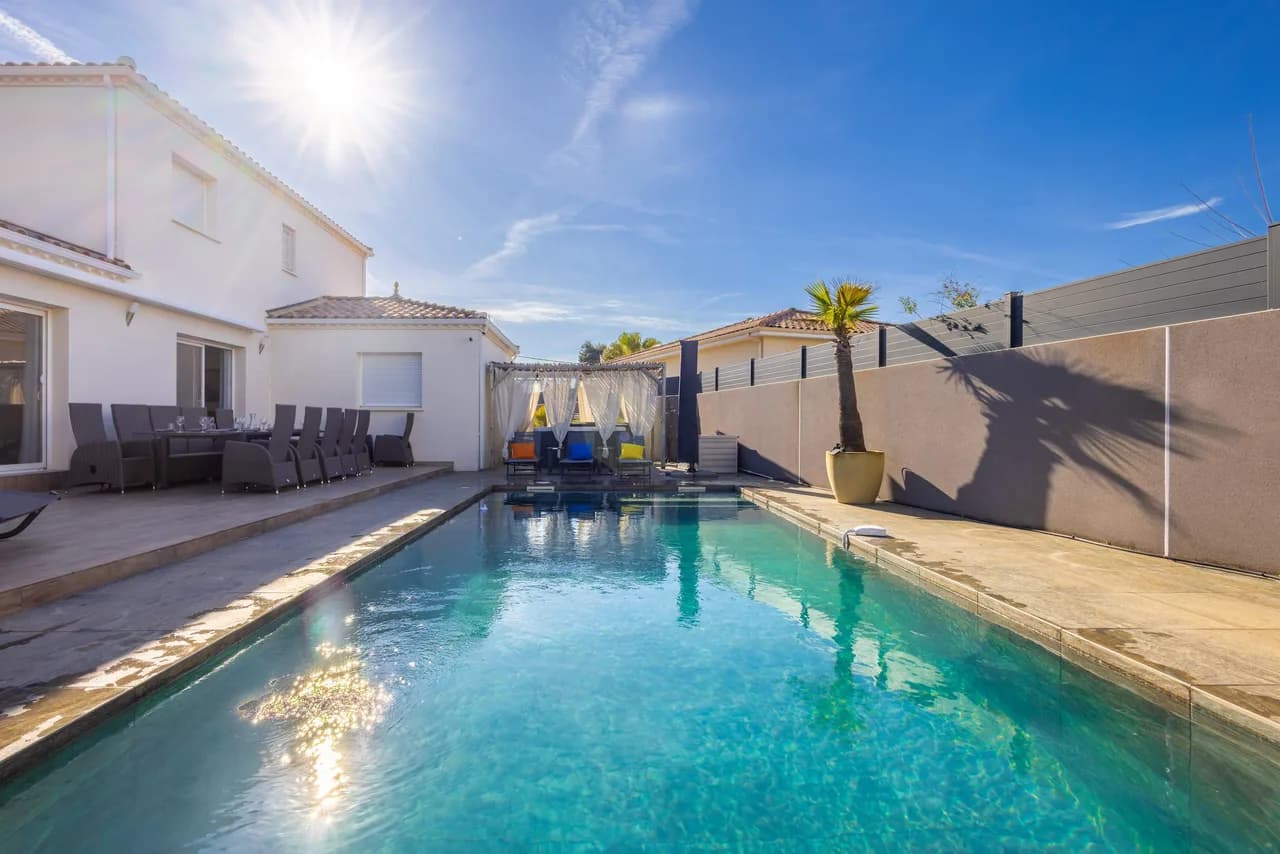 Heated Pool Family Villa in Valras-Plage photo 4