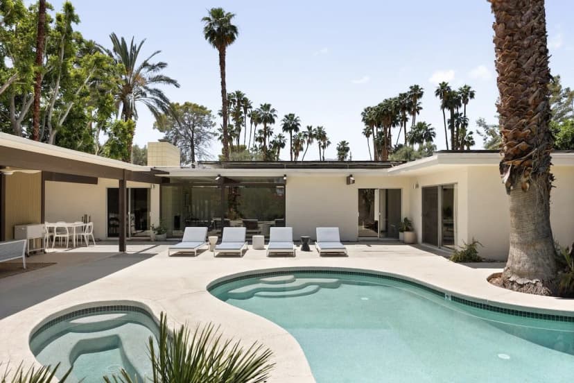 Mid-Century Villa w/ Pool, Near El Paseo Shopping