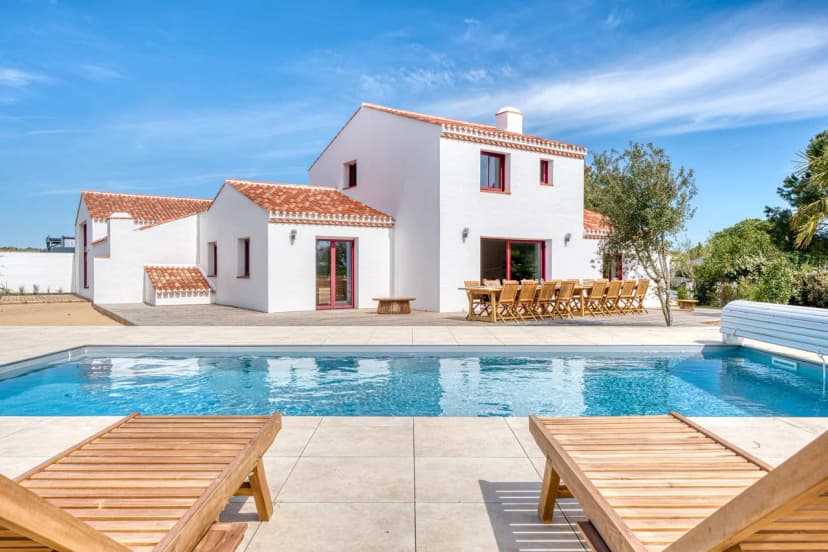 Stylish Escape With Pool Sauna and Terrace