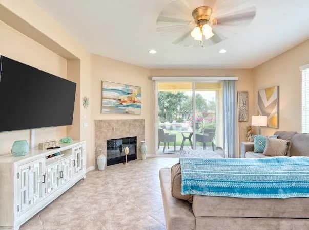 Pond View Three Bedroom House in Indio California