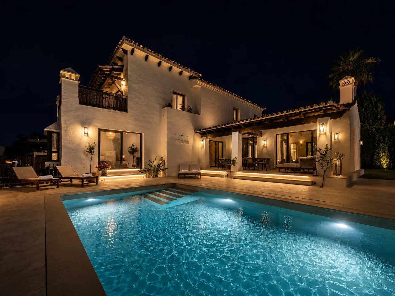 Pool Terrace Villa in El Paraiso Marbella Spain