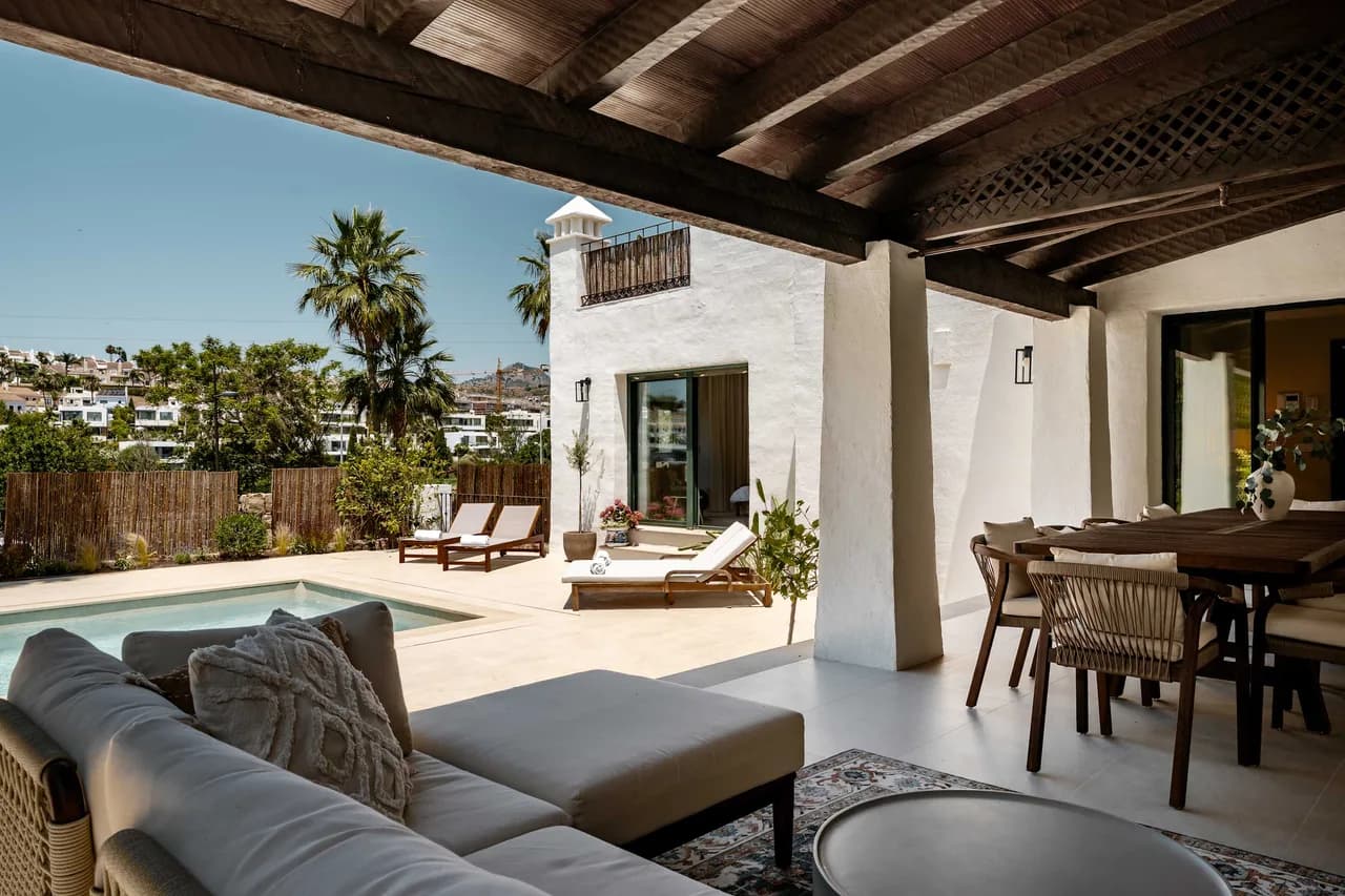 Pool Terrace Villa in El Paraiso Marbella Spain photo 5