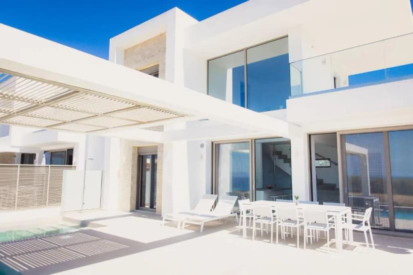 Contemporary Hillside Villa with Private Pool