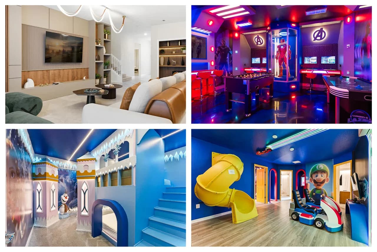 Themed Bedroom Villa with Pool in Four Corners Florida