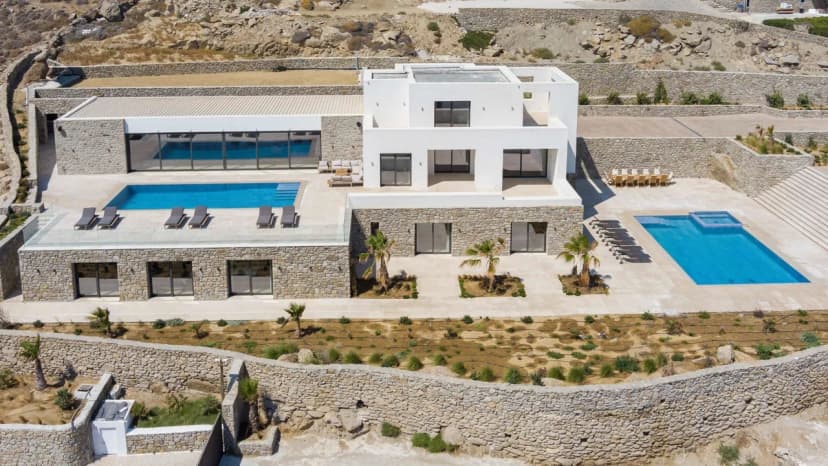 Luxury Villa With Panoramic Mykonos Views